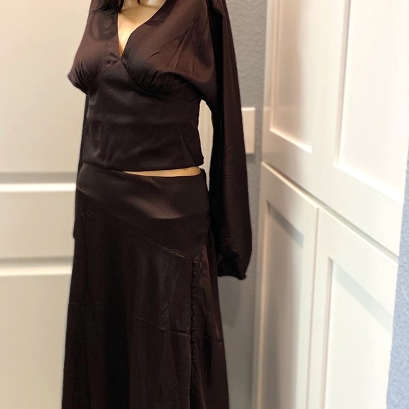 Banana Republic (2pc.) Full Sleeve Blouse & Matching Skirt Set NWT - Picture 4 of 12